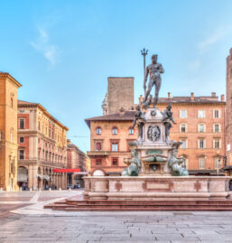 Historical city centre in Italy