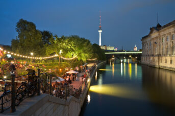 Berlin museum island and Berlin tower