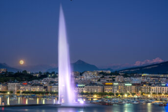 Geneve city panorama