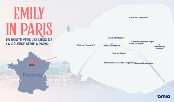 Itineraire en France Emily in Paris