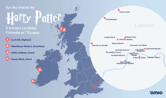 Les lieux de tournage de Harry Potter
